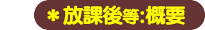 パパママハウス星崎：放課後等：概要